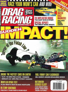 DRAG RACING MONTHLY 1997 JULY - SCELZI, MATCH RACING, WARREN, Mr NORM